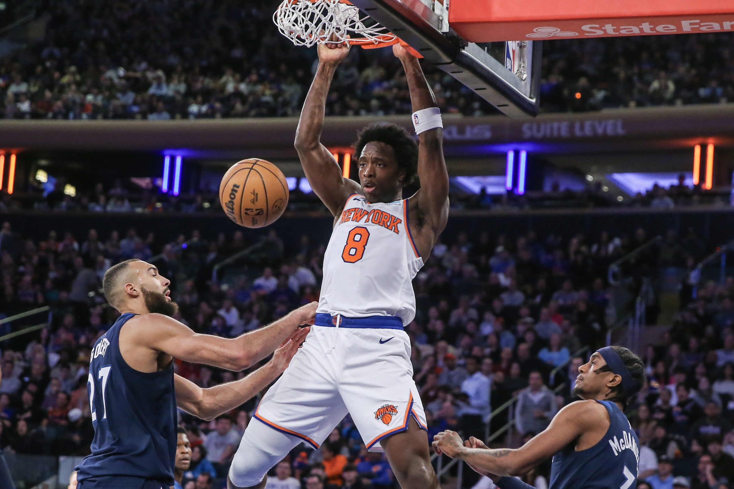 OG Anunoby makes his debut for the New York Knicks Fans First Sports